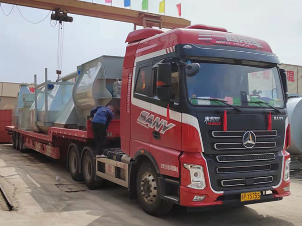 繼續(xù)發(fā)貨！干粉砂漿設(shè)備繼續(xù)發(fā)往南京鱷魚(yú)集團(tuán)